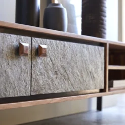 Temis - Meuble TV En Acacia 160 Cm -Homezia Soldes Boutique 1200 1200 meuble tv en acacia temis 160 cm 4