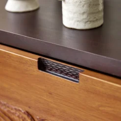 Frida - Meuble TV En Acajou Massif 200 Cm -Homezia Soldes Boutique 1200 1200 meuble tv en acajou massif frida 200 cm 3