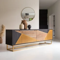 Oscar - Meuble TV En Chêne 240 Cm 9 Oscar - Meuble TV En Chêne 240 Cm -Homezia Soldes Boutique 1200 1200 meuble tv en chene oscar 240 cm 3