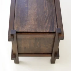 Arko - Meuble TV En Manguier Massif 120 Cm -Homezia Soldes Boutique 1200 1200 meuble tv en manguier massif 120 cm 4