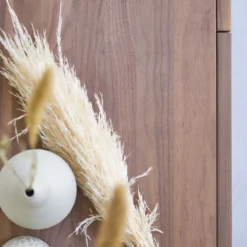 Metric - Meuble TV En Noyer Massif 175 Cm -Homezia Soldes Boutique 1200 1200 meuble tv en noyer massif metric 175 cm 2