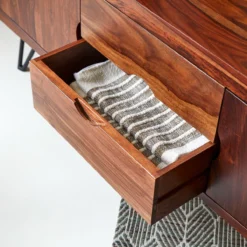 Bonnie - Meuble TV En Palissandre Massif 150 Cm -Homezia Soldes Boutique 1200 1200 meuble tv en palissandre massif bonnie 150 cm 4