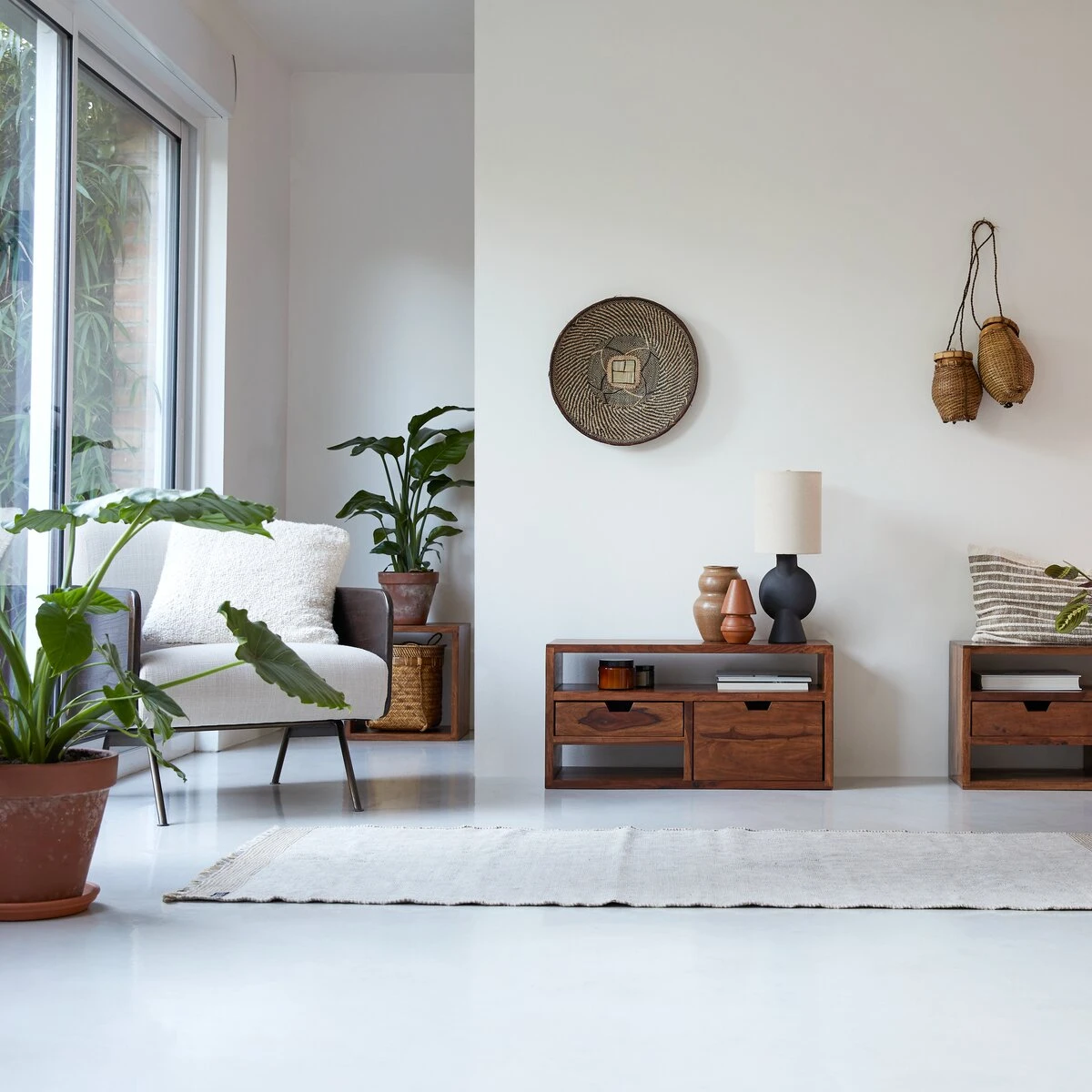 Kwarto - Meuble TV En Palissandre Massif 85 Cm 1 Kwarto - Meuble TV En Palissandre Massif 85 Cm