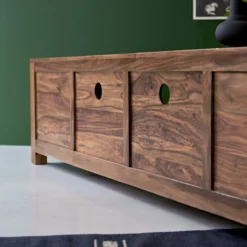 Oliver - Meuble TV En Palissandre Massif 200 Cm -Homezia Soldes Boutique 1200 1200 meuble tv en palissandre massif oliver 200 cm 8