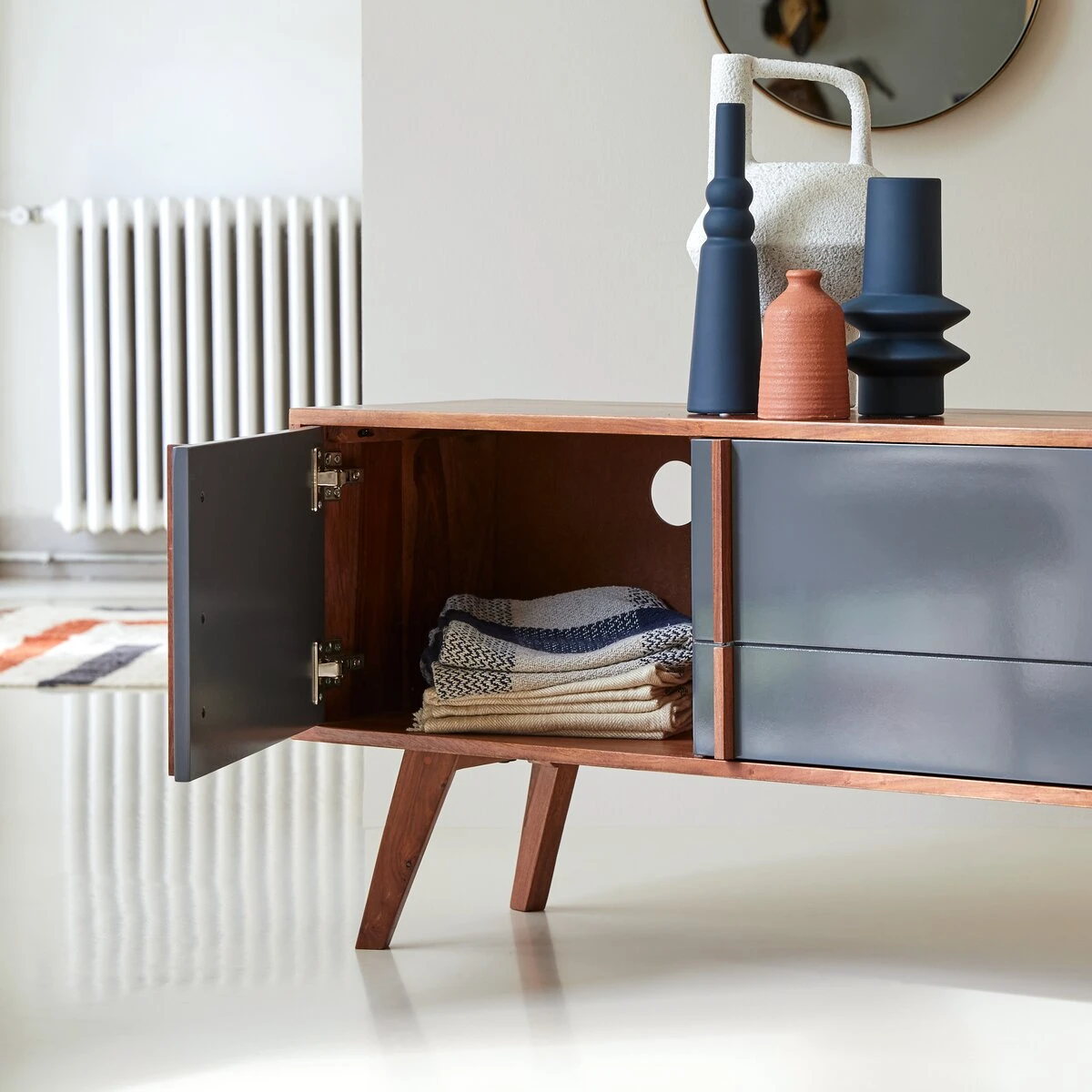 Niels - Meuble TV En Palissandre 150 Cm 2 Niels - Meuble TV En Palissandre 150 Cm â Image 2