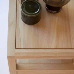 Anton - Meuble TV En Teck Massif 100 Cm 8 Anton - Meuble TV En Teck Massif 100 Cm -Homezia Soldes Boutique 1200 1200 meuble tv en teck massif anton 100 cm 2