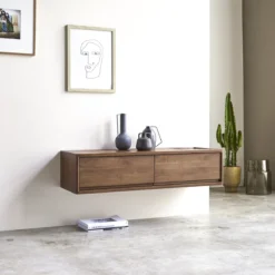 Circa - Meuble TV En Teck Massif 2 Tiroirs 110 Cm 13 Circa - Meuble TV En Teck Massif 2 Tiroirs 110 Cm -Homezia Soldes Boutique 1200 1200 meuble tv en teck massif circa 2 tiroirs 110 cm 3