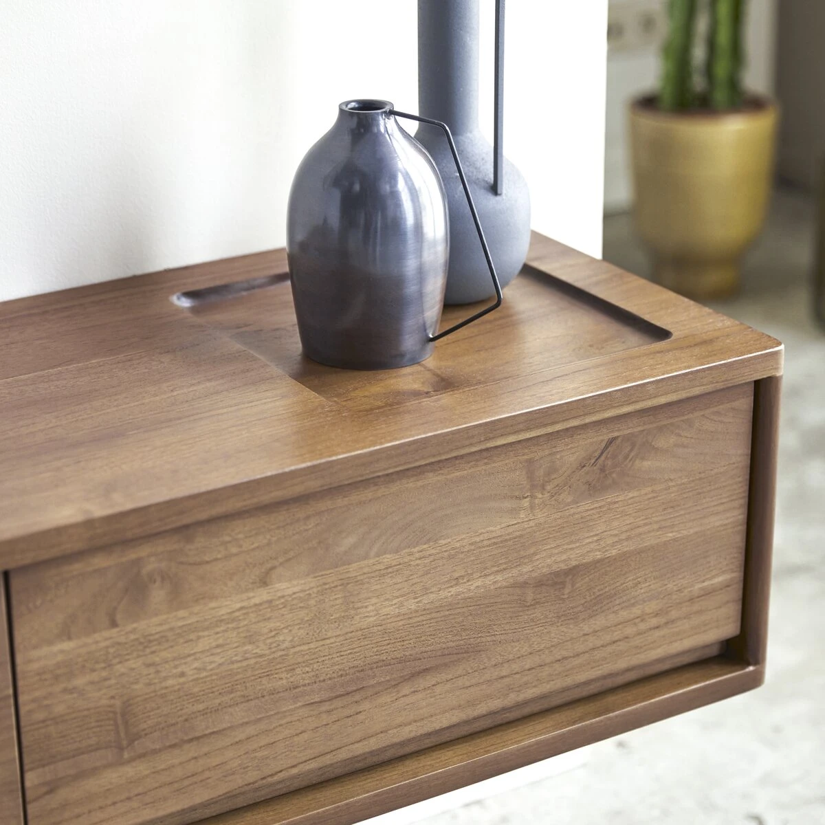 Circa - Meuble TV En Teck Massif 2 Tiroirs 110 Cm 9 Circa - Meuble TV En Teck Massif 2 Tiroirs 110 Cm – Image 9