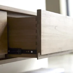 Circa - Meuble TV En Teck Massif 3 Tiroirs 160 Cm -Homezia Soldes Boutique 1200 1200 meuble tv en teck massif circa 3 tiroirs 160 cm 5