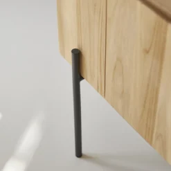 Honorine - Meuble TV Haut En Teck Massif 170 Cm -Homezia Soldes Boutique 1200 1200 meuble tv haut en teck massif honorine 170 cm 5