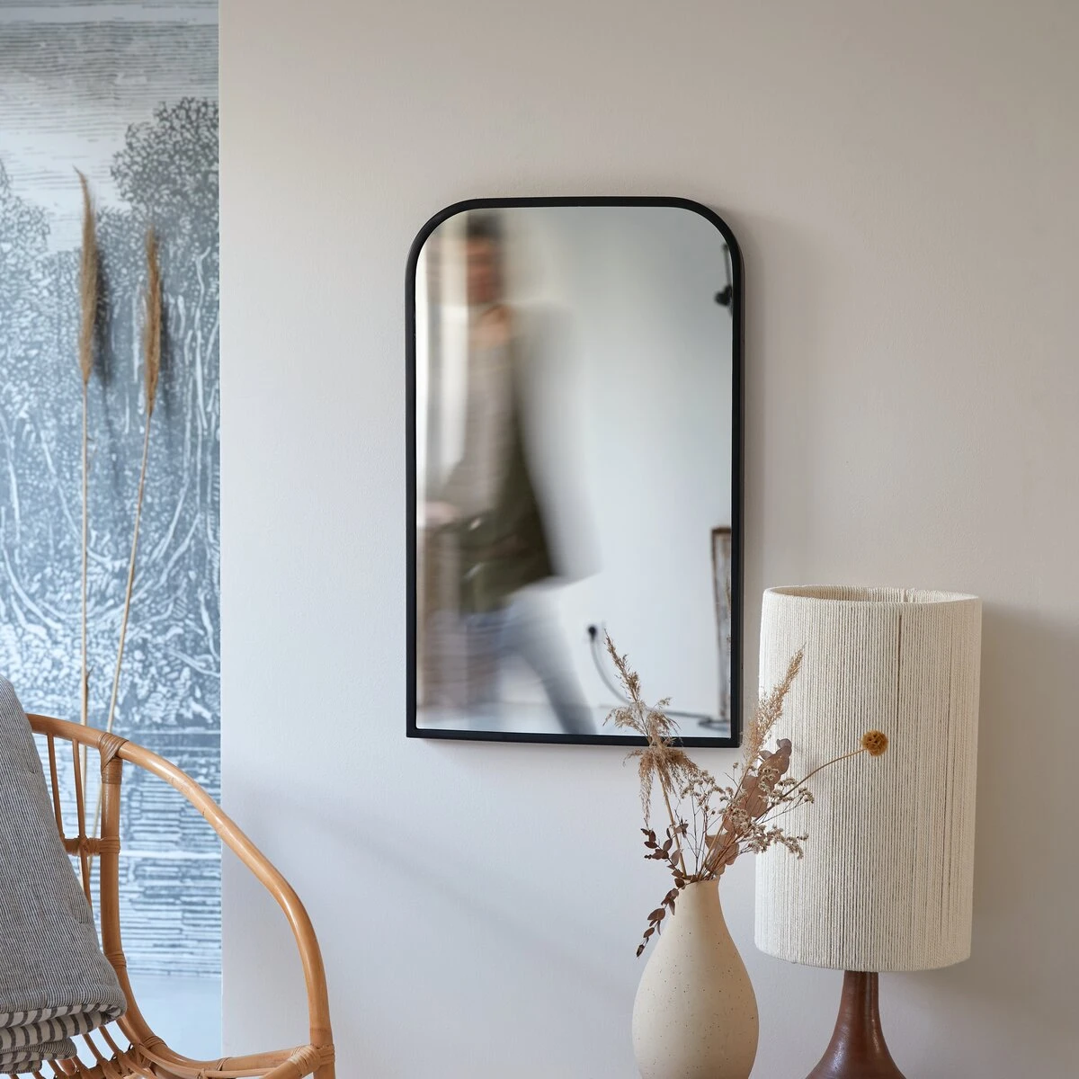 Nordic - Miroir Déco En Métal 80x50 Cm 1 Nordic - Miroir Déco En Métal 80x50 Cm