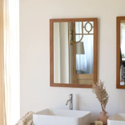 Loggia - Miroir En Acacia 70x50 Cm 7 Loggia - Miroir En Acacia 70x50 Cm -Homezia Soldes Boutique 1200 1200 miroir en acacia massif loggia 70x50 cm 3