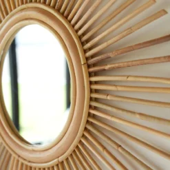 Isidore - Miroir En Rotin Naturel 80 Cm -Homezia Soldes Boutique 1200 1200 miroir en rotin isidore naturel 80 cm 2