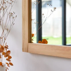 Bahya - Miroir En Teck 70x50 Cm -Homezia Soldes Boutique 1200 1200 miroir en teck massif bahya 70x50 cm 2