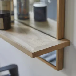 Galyno - Miroir En Teck 75x45 Cm 9 Galyno - Miroir En Teck 75x45 Cm -Homezia Soldes Boutique 1200 1200 miroir en teck massif galyno 75x50 cm 4