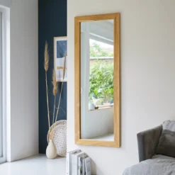 Tona - Miroir En Teck 160x60 Cm -Homezia Soldes Boutique 1200 1200 miroir en teck massif tona 160x60 cm 4