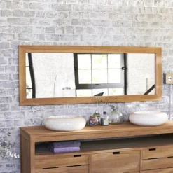 Tona - Miroir Psyché En Teck Massif 160x60 Cm -Homezia Soldes Boutique 1200 1200 miroir psyche en teck massif tona 160x60 cm 4