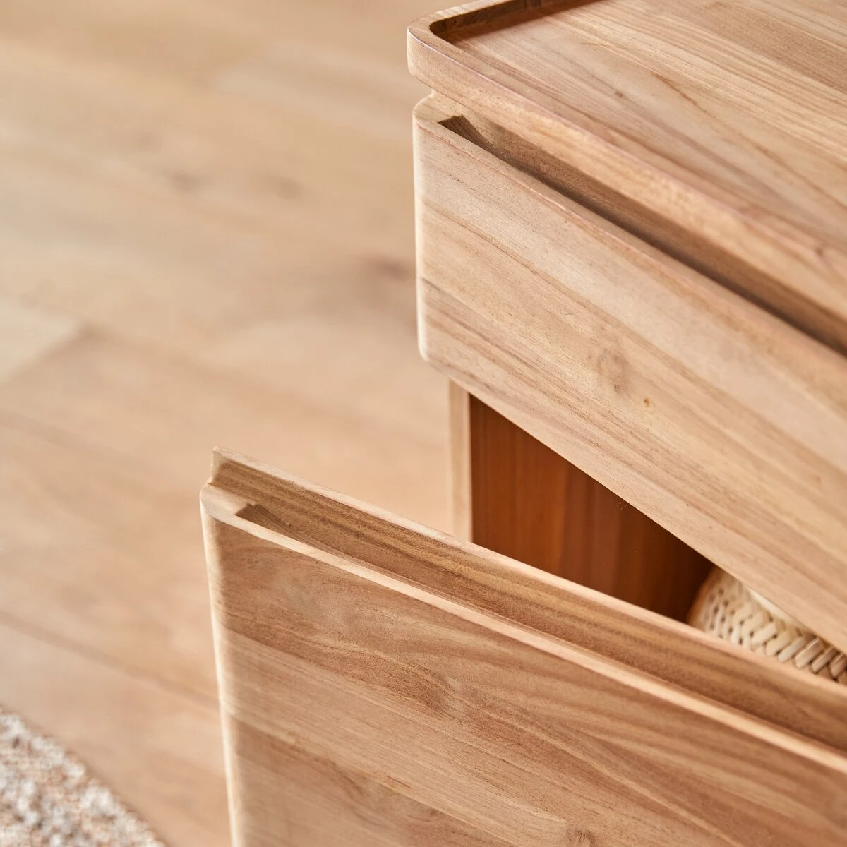 Nino - Chevet Enfant En Teck Massif 3 Nino - Chevet Enfant En Teck Massif – Image 3