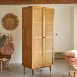 Ninon - Armoire Enfant En Pin Et Cannage -Homezia Soldes Boutique 1200 1200 ninon armoire enfant en pin et cannage 3