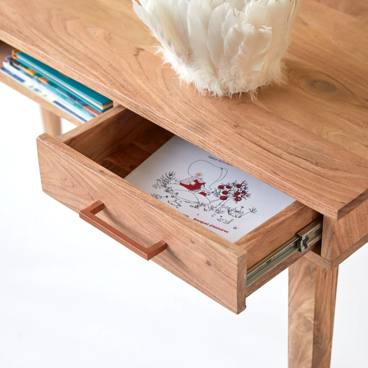 Oslo - Bureau Enfant En Acacia Massif 2 Oslo - Bureau Enfant En Acacia Massif â Image 2