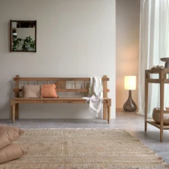 Paula - Banc En Teck Massif Recyclé