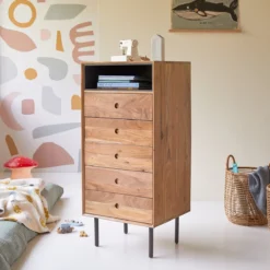 Pavel - Chiffonnier Enfant En Acacia -Homezia Soldes Boutique 1200 1200 pavel chiffonnier enfant en acacia 3