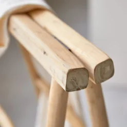 Kilim - Porte Serviette Double En Teck Massif -Homezia Soldes Boutique 1200 1200 porte serviette double en teck massif kilim 2