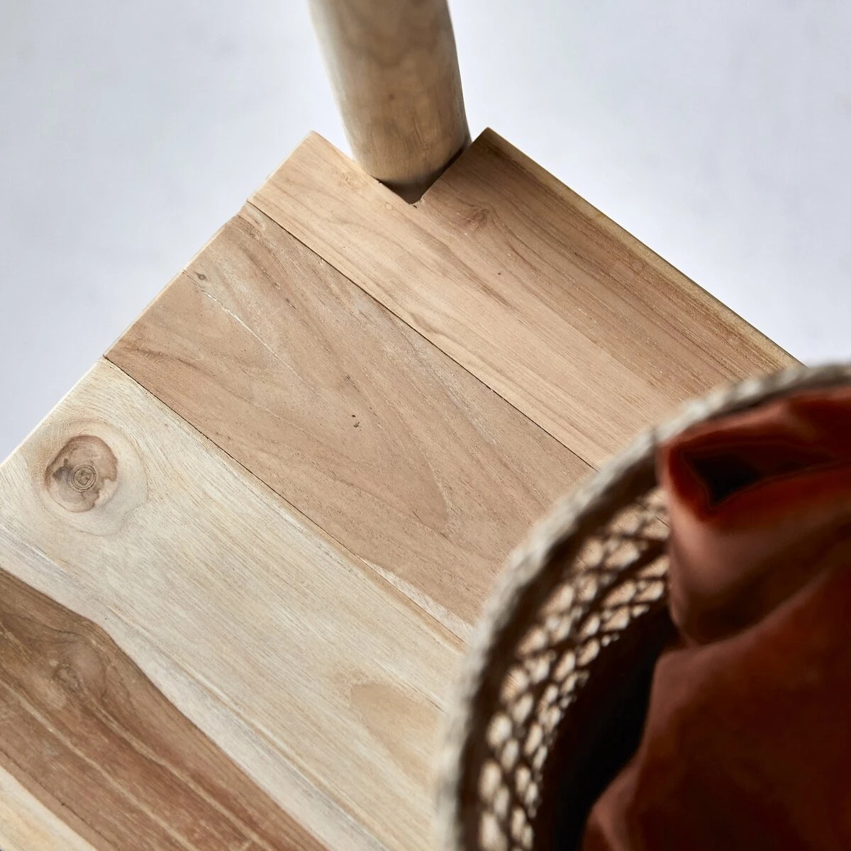 Kilim - Porte Serviette En Teck Massif 3 Kilim - Porte Serviette En Teck Massif â Image 3