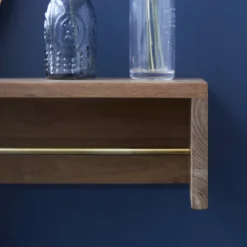 Sasha - Porte Serviette Mural En Teck Massif 60 Cm -Homezia Soldes Boutique 1200 1200 porte serviette mural en teck massif sasha 60 cm 2