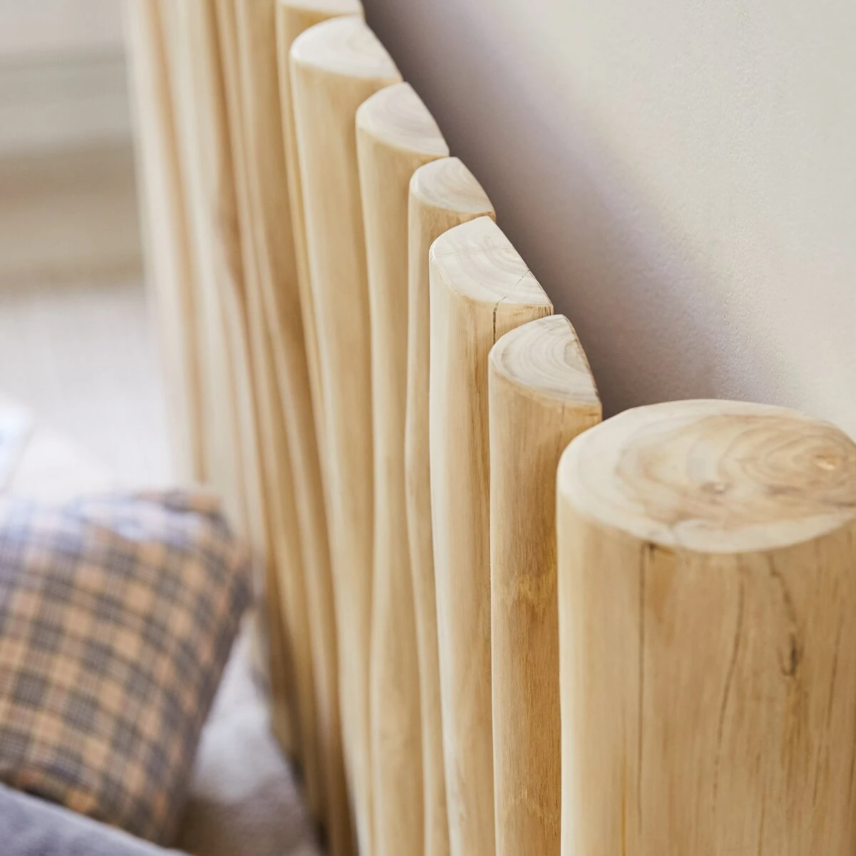 River - Tête De Lit Enfant En Teck Massif 120 Cm 2 River - Tête De Lit Enfant En Teck Massif 120 Cm – Image 2