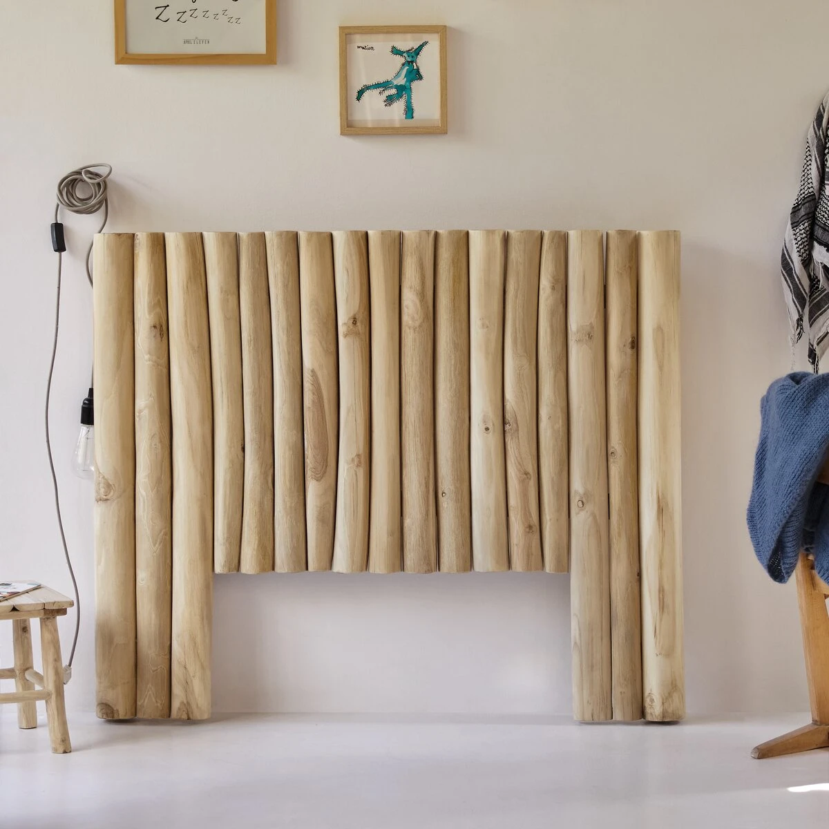 River - Tête De Lit Enfant En Teck Massif 120 Cm 5 River - Tête De Lit Enfant En Teck Massif 120 Cm – Image 5