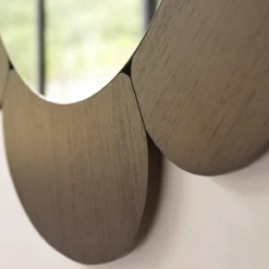 Sara - Miroir Rond En Mindi Foncé 110x110 Cm -Homezia Soldes Boutique 1200 1200 sara miroir en mindi 110x110 cm 2