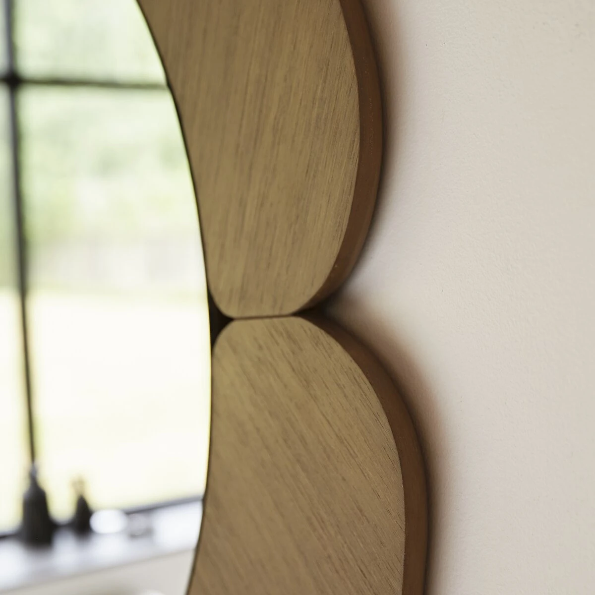 Sara - Miroir Rond En Mindi Clair 110x110 Cm 4 Sara - Miroir Rond En Mindi Clair 110x110 Cm – Image 4