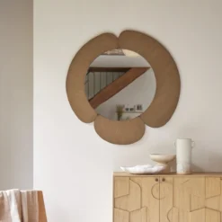 Sara - Miroir Rond En Mindi Clair 110x110 Cm 13 Sara - Miroir Rond En Mindi Clair 110x110 Cm -Homezia Soldes Boutique 1200 1200 sara miroir en mindi clair 110x110 cm 6