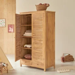 Suzette - Armoire Enfant En Teck Massif -Homezia Soldes Boutique 1200 1200 suzette armoire enfant en teck massif 3