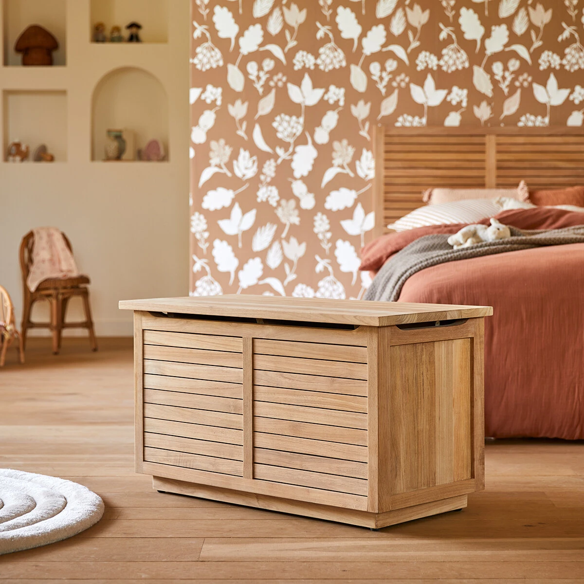 Suzette - Coffre Enfant En Teck Massif 4 Suzette - Coffre Enfant En Teck Massif – Image 4