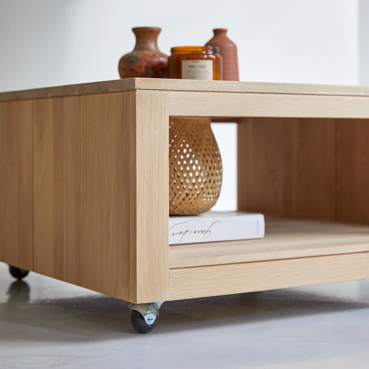 Anoa - Table Basse Carrée En Chêne Massif 2 Anoa - Table Basse Carrée En Chêne Massif – Image 2