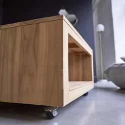 Anoa - Table Basse Carrée En Teck Massif -Homezia Soldes Boutique 1200 1200 table basse carree en teck massif anoa 4