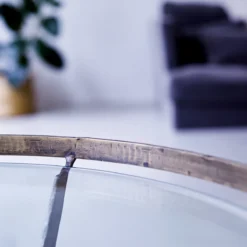 Ambre - Table Basse En Marbre Et Métal -Homezia Soldes Boutique 1200 1200 table basse en marbre et metal ambre 6