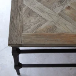 Gatsby - Table Basse En Orme Massif Et Métal -Homezia Soldes Boutique 1200 1200 table basse en orme massif et metal gatsby 6