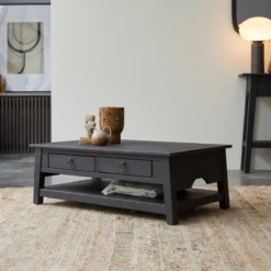 Thaki Black - Table Basse En Pin Massif -Homezia Soldes Boutique 1200 1200 table basse en pin thaki black 3