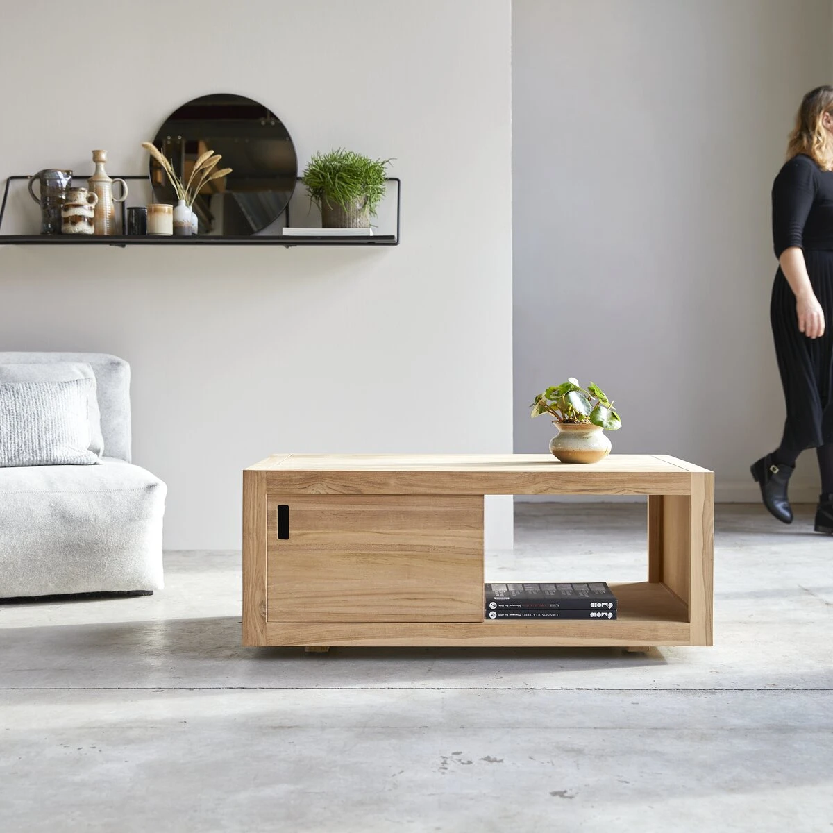 Adam - Table Basse En Teck 1 Adam - Table Basse En Teck