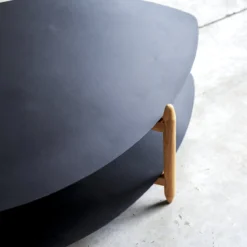 Lisa - Table Basse En Teck Et Métal -Homezia Soldes Boutique 1200 1200 table basse en teck et metal lisa 3