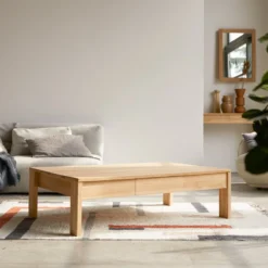 Eden - Table Basse En Teck Massif -Homezia Soldes Boutique 1200 1200 table basse en teck massif eden 3