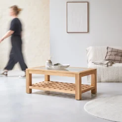 Kwad - Table Basse En Teck Massif