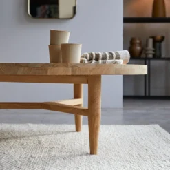 Milla - Table Basse En Teck Massif -Homezia Soldes Boutique 1200 1200 table basse en teck massif milla 5