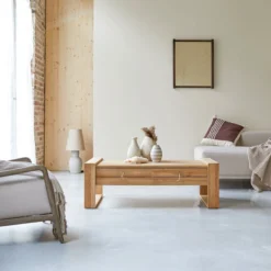 Minimalys - Table Basse En Teck Massif