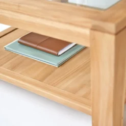 Perle - Table Basse En Teck Massif -Homezia Soldes Boutique 1200 1200 table basse en teck massif perle 2