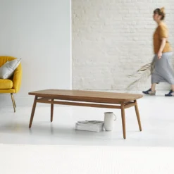 Twist - Table Basse En Teck Massif