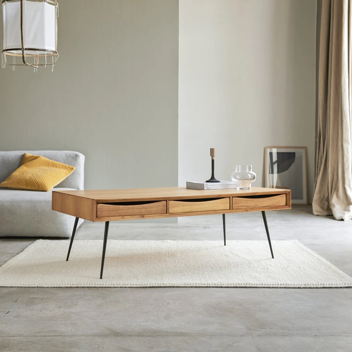 Simen - Table Basse En Teck 4 Simen - Table Basse En Teck – Image 4